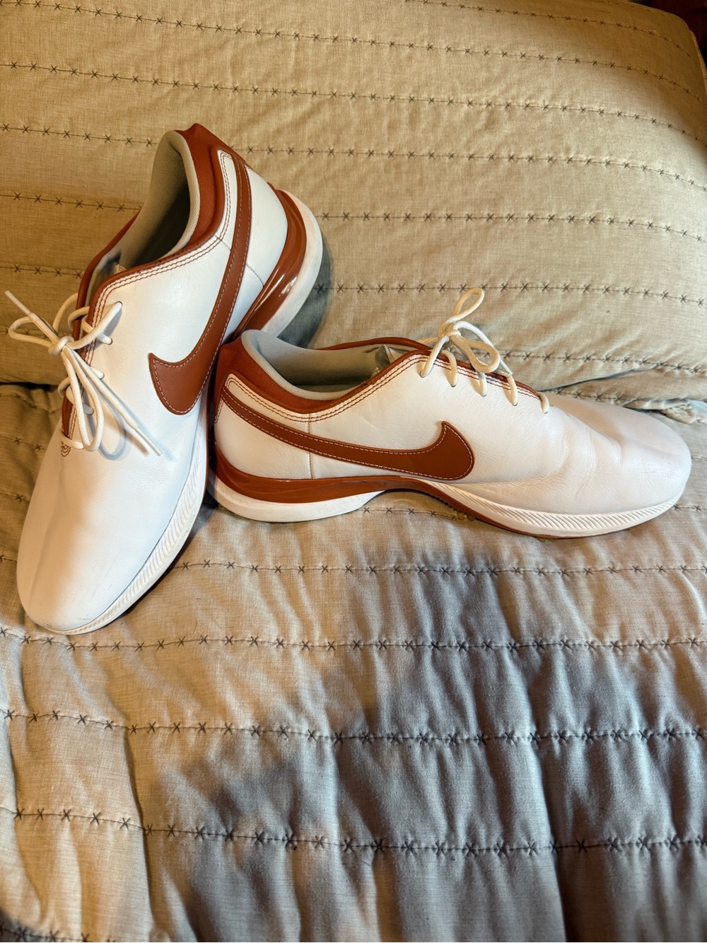 Nike Air Zoom Victory Tour 3 Texas Longhorns / Burnt Orange Team Issue Golf Shoe